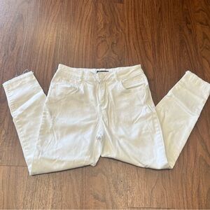 Versona White Denim Skinny Jeans Size 8